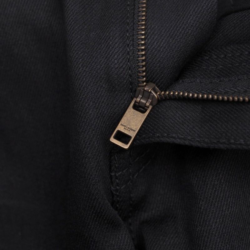 Saint Laurent Paris Denim Pants Size 30 (170 70Y) Black Denim Skinny Pants