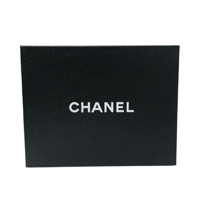 Chanel Sandals Shoes Leather Beige Black Coco Mark Camellia Matelasse Strap