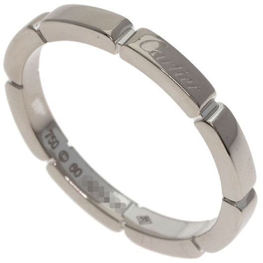 Cartier Maillon Panthère #60 Ring 18K White Gold Unisex