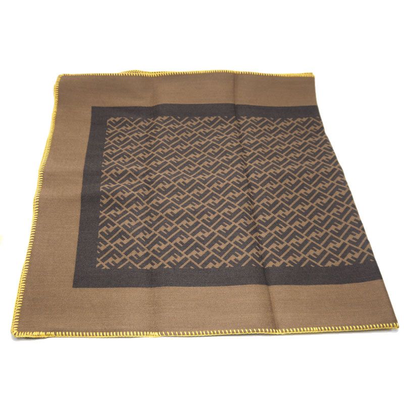 Fendi Blanket Knee-hugging Fxs143 180 X 70cm (27.56in) Brown