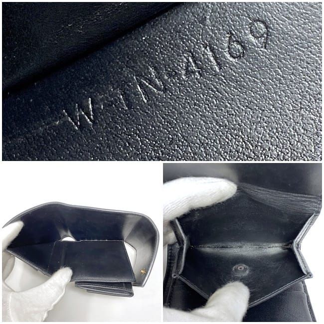 Celine Trifold Wallet Ec22834 Black