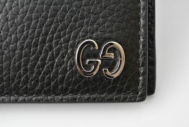 Gucci Wallet Gucci Wallet Fold Wallet 473916 Dorian Black Calf Leather Never