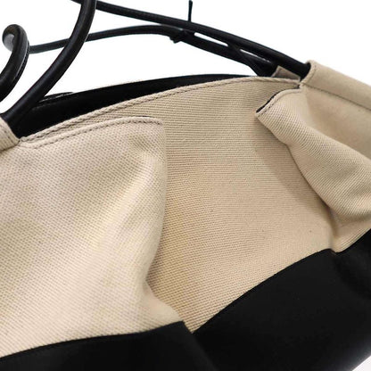 Loewe Paseo Bag XL Paseo Bag Shiny Napa Calf and Canvas Black White