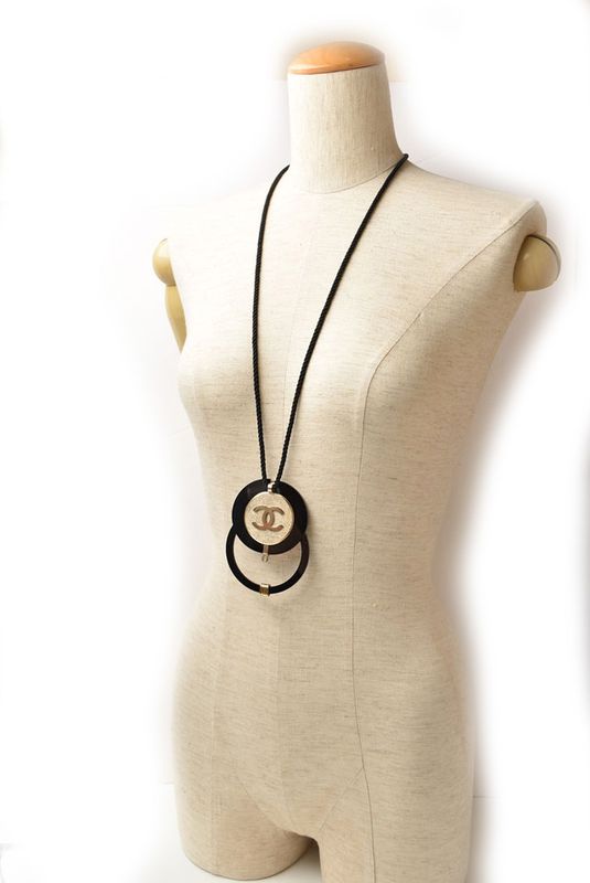 Chanel Choker Necklace Chanel Coco Mark Black Gold Rhinestone Special Edition