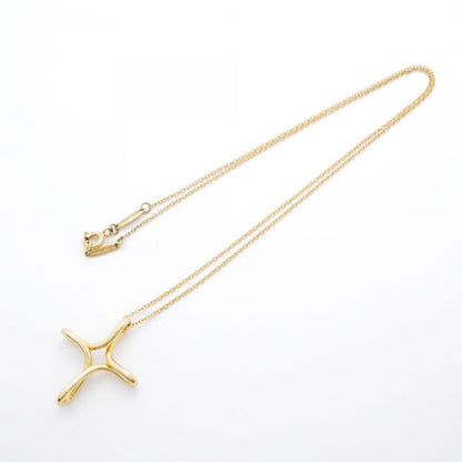 Tiffany & Co Necklace Open Cross 18K Yellow Gold Yellow Gold Ladies
