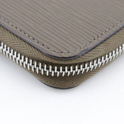 Louis Vuitton Zippy Wallet Vertical M60967 Epi Leather Taupe Brown Ca1165
