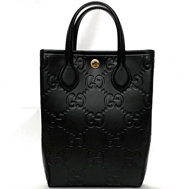 Gucci 2 Way Bag Super Mini Bag Black Now Line