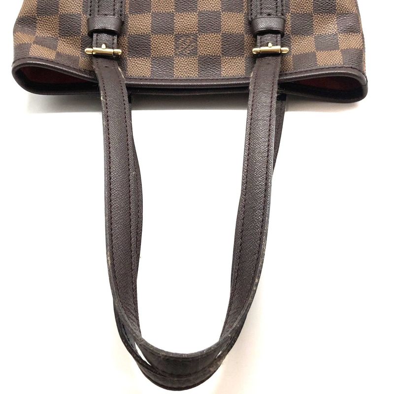 Louis Vuitton Damier Marais N42240 Tote Bag with Pouch Ladies Brown Used 006238