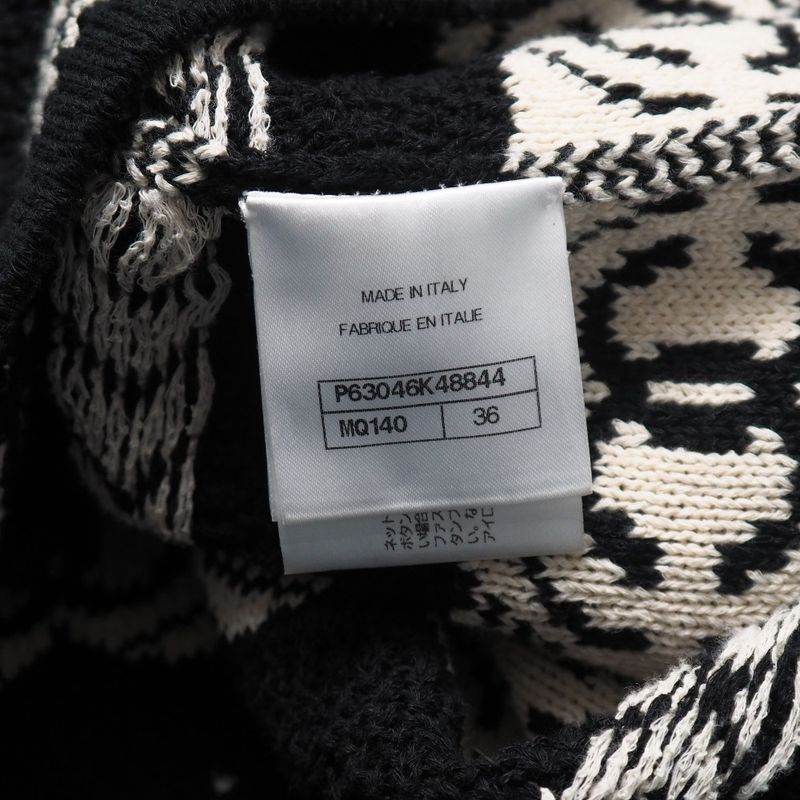 Chanel Knitwear Size 36 20P Total Pattern Coco Mark CC Knit Sweater