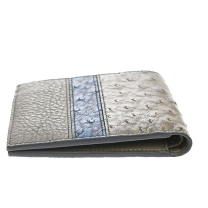 Bottega Veneta Billfold Wallet Gray Blue 60kb004
