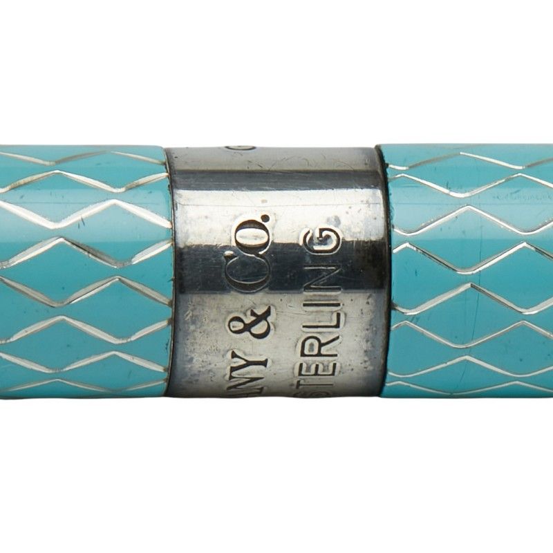 Tiffany & Co Purse Pen Light Blue Silver Sv925 Silver Ladies Tiffany & Co