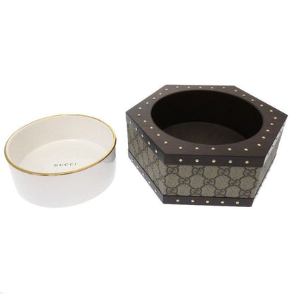 Gucci Hexagon GG Pet Bowl 697406