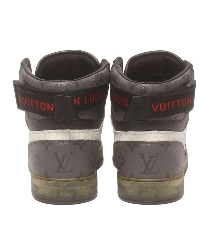 Louis Vuitton High Cut Sneakers Rivoli Line Ms0231 Men's Size 6 1/2 Louis