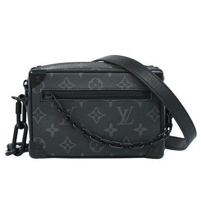 Authentic Louis Vuitton LV Mini Soft Trunk Monogram Eclipse Shoulder Bag