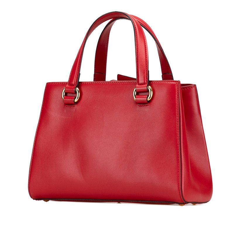 Gucci Sylvie Shoulder Bag Handbag 2WAY 460381 Red Leather Ladies Gucci