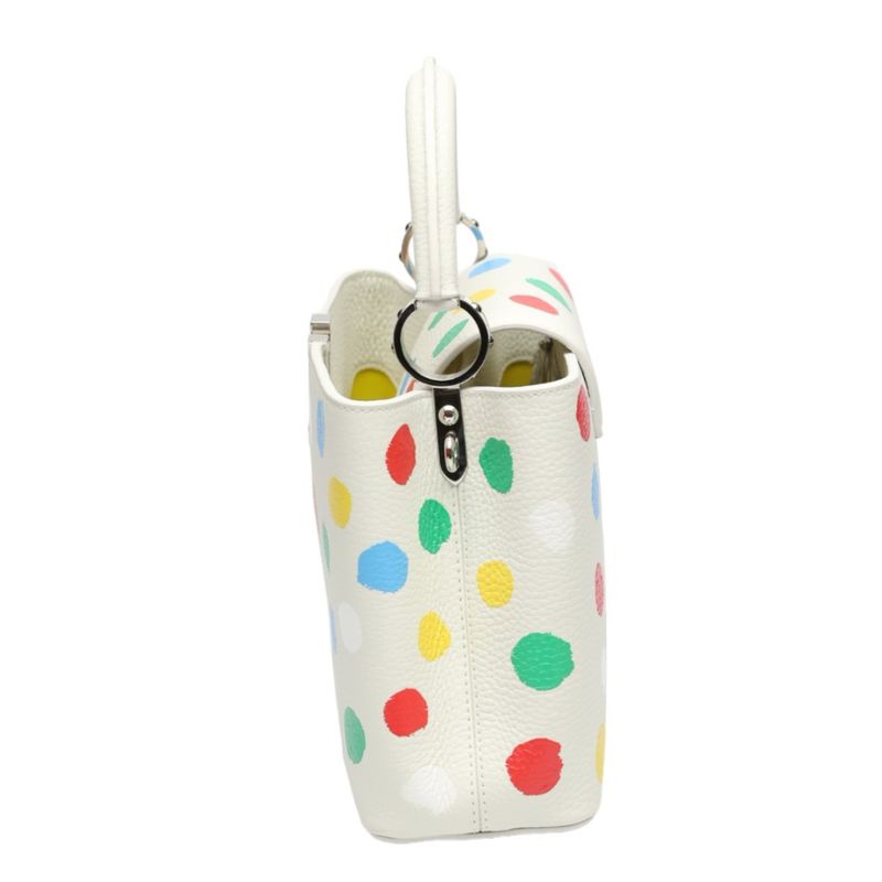 Louis Vuitton M21637 Painted Dot Handbag Capucines BB Yayoi Kusama Shoulder Bag