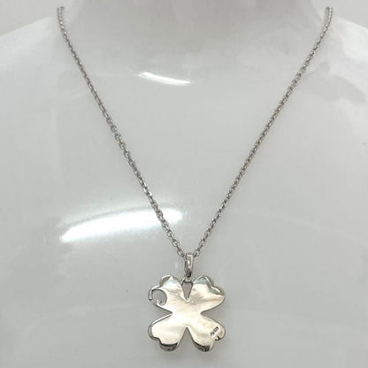 Gucci Clover Necklace Silver Polished Ag 925