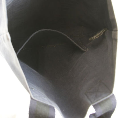 Hermes Fourre Tout Cabas Tote Bag Canvas Navy