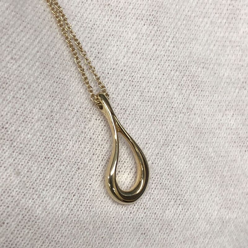 Tiffany & Co Tiffany & Co Open Teardrop Necklace 18K Yellow Gold 40cm (1575in)