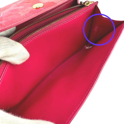 Louis Vuitton M90022 Monogram Vernis Long Wallet Portefeuille-sarah Long Wallet