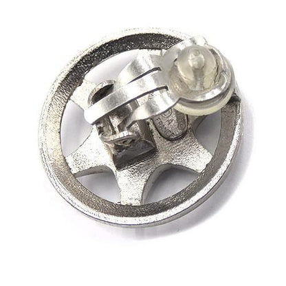 Chanel Wheel Star Coco Mark GP Silver Earrings And Earrings