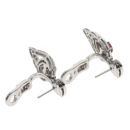 Bvlgari Bulgari DIVA Dream Tourmaline Diamond Earrings 18K White Gold Ladies