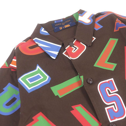 Louis Vuitton 21AW Cotton NBA Collaboration Basketball Letter Short Sleeve