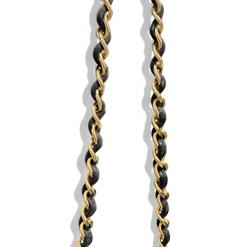 Chanel ⑤ 1981567 Diamond-stitched Lambskin Coco Mark Shoulder Bag Women Black -