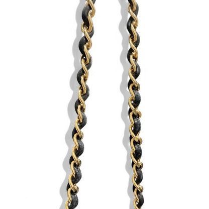 Chanel ⑤ 1981567 Diamond-stitched Lambskin Coco Mark Shoulder Bag Women Black -