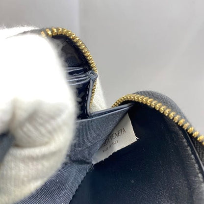 Bottega Veneta Coin Case Ec21504 Black Intrecciato