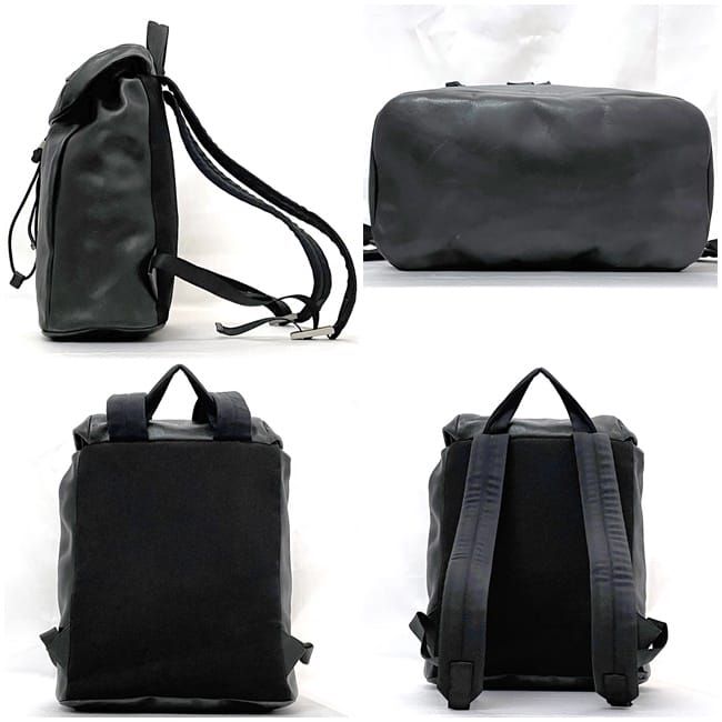 Prada Backpack Black NERO Vitello Morbido