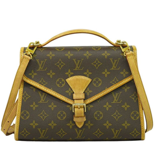 Authentic Louis Vuitton LV Bel Air Monogram 2WAY Shoulder Bag Handbag Pochette