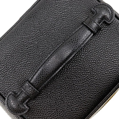 Chanel Vanity A01998 Caviar Skin Black Ladies Handbag