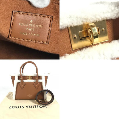 Louis Vuitton Handbag On My Side PM On My Side PM M58918 Leather Camel Brown