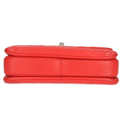 Chanel Trendy CC Top Handle Chevron Lambskin Chain Shoulder Bag Women