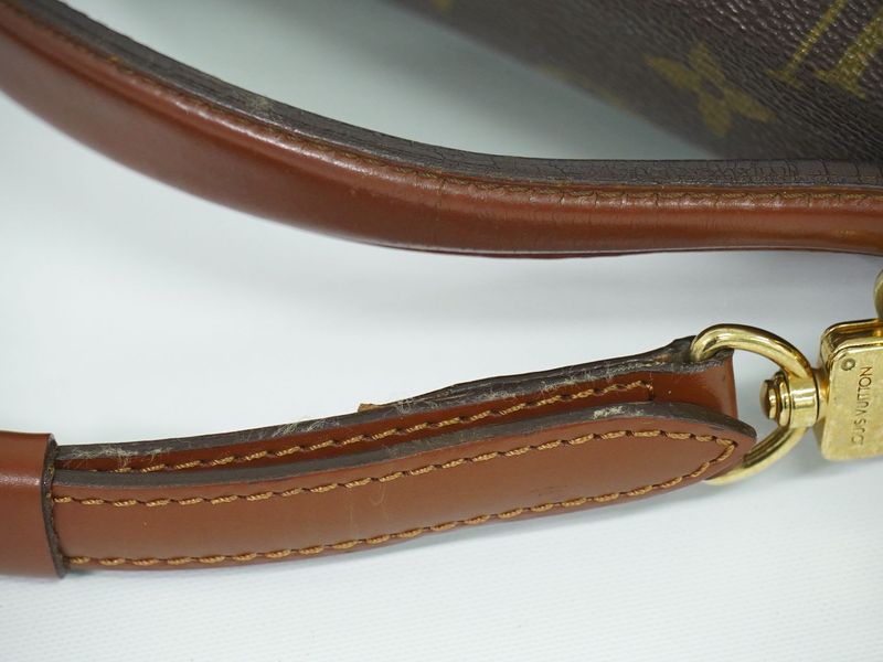 Authentic Louis Vuitton LV Monogram 2WAY Shoulder Bag Handbag Brown M51185