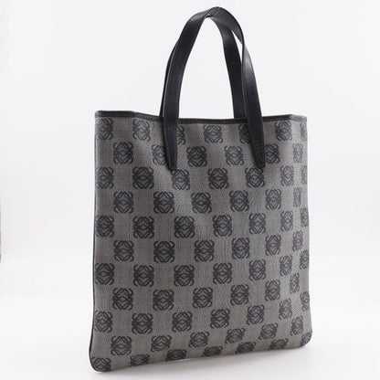 Loewe Anagram Tote Bag Pvc×leather Gray/black Unisex Handbag