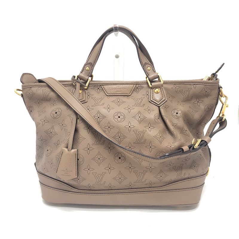 Louis Vuitton Handbag Stella PM M93175 Monogram Mahina Beige