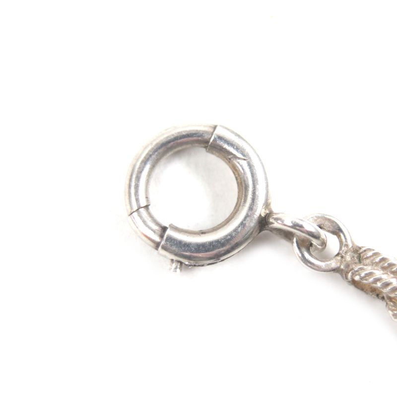 Hermes Vintage Audienne Long Chain Necklace Silver 82cm (32.28in)