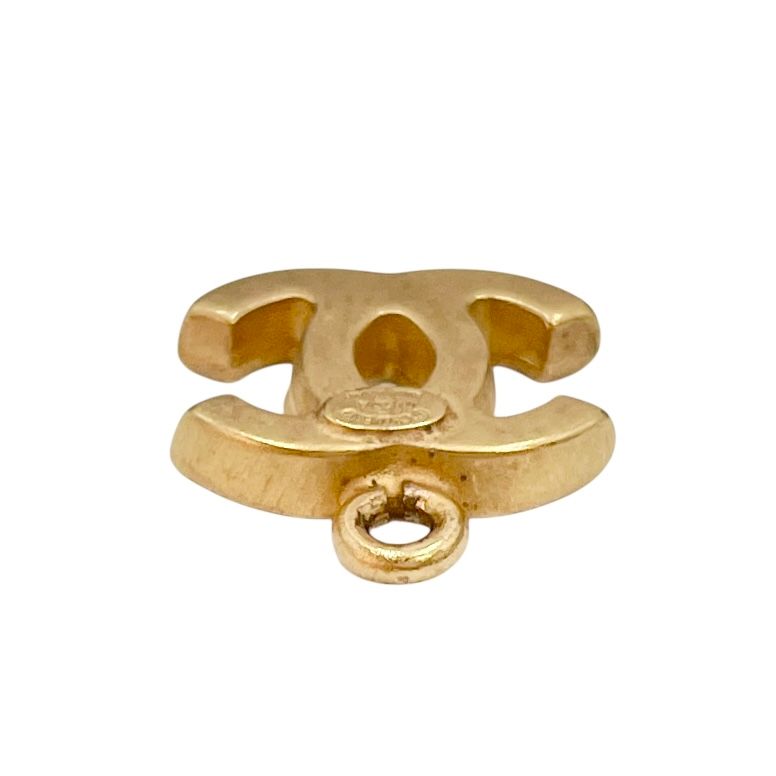Chanel Pendant Top 01 A Coco Mark Gold Plated Gold