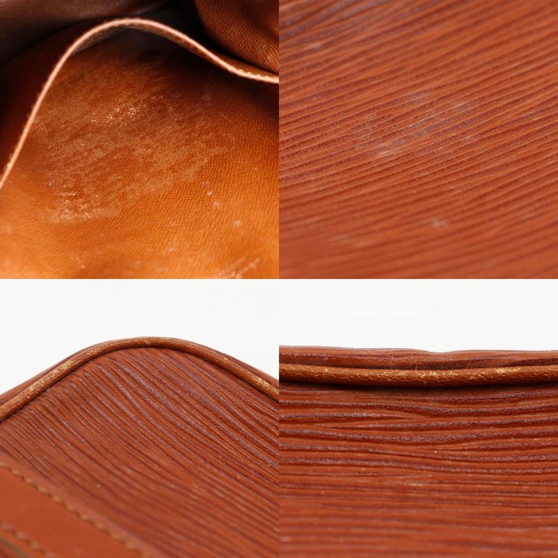 Louis Vuitton Danube Vintage Epi Leather Kenyan Brown Mi871 Unisex Shoulder Bag