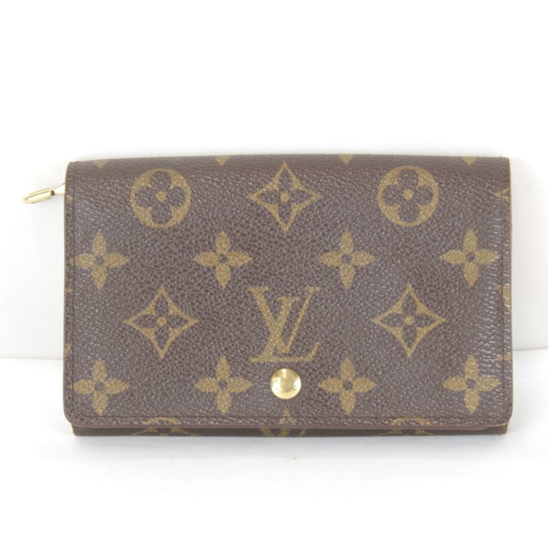 Louis Vuitton Porte Monet Vieux Trésor M61730 Bifold Wallet Monogram