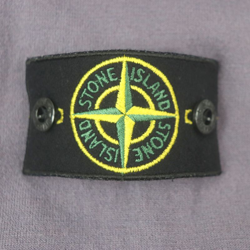 stone Island Stone Island 88% Wool Logo Patch Mock Neck Long Sleeve Knitwear