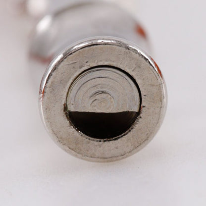 Hermes Siffre Ultrasonic Whistle Courchevel X Metal Orange/silver Ladies 20g