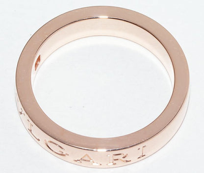 Bulgari Ring 18K Pink Gold Diamond 1p(004ct) Bzero1 Ring Bulgari Double Logo