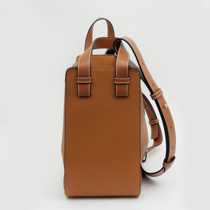 Loewe Hammock Small 38712kbn60 Brown Shoulder Hand 2way Bag Leather