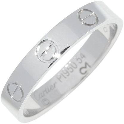 Cartier Ring Pt950 Love Ring Small Model Mini Love Ring B40853