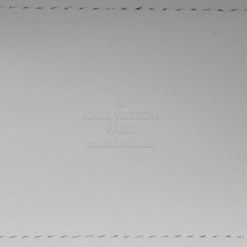 Louis Vuitton Soft Trunk Transparent X White Epi Plat Jouge M55602 Du3199