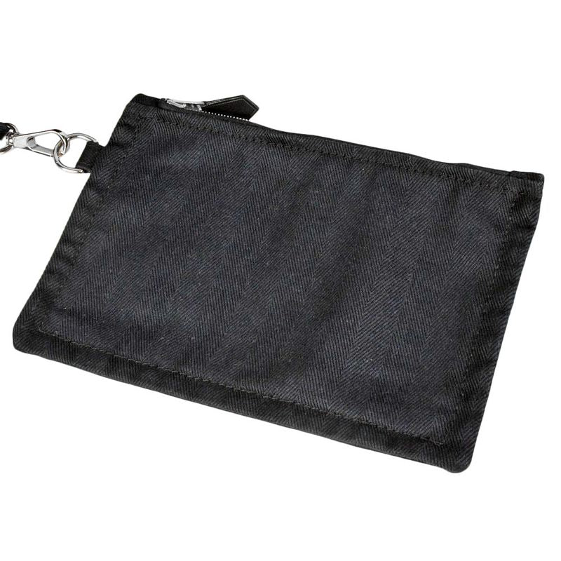 Hermes Valparaiso PM Handbag Twirl Chevron Black