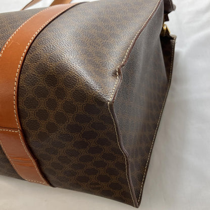 Celine Tote Bag Macadam Pattern Internal Peeling Mc96 Brown